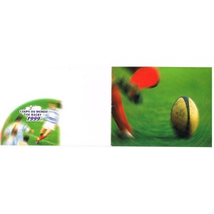 PAP COUPE DU MONDE RUGBY 1999 - NEUF - CARTE INTERIEURE