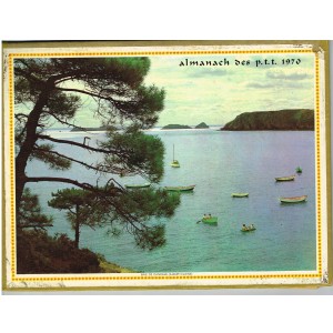 CALENDRIER ALMANACH 1970 BAIE DE CANCALE - VERSO