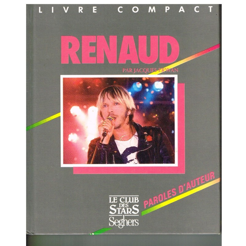 LIVRE RENAUD - PAROLES D'AUTEUR