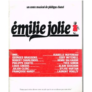 LIVRE DE 16 PARTITIONS DU CONTE MUSICAL EMILIE JOLIE
