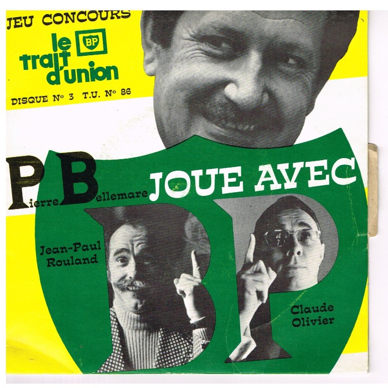 DISQUE 45 TOURS PB JOUE AVEC BP - RECTO