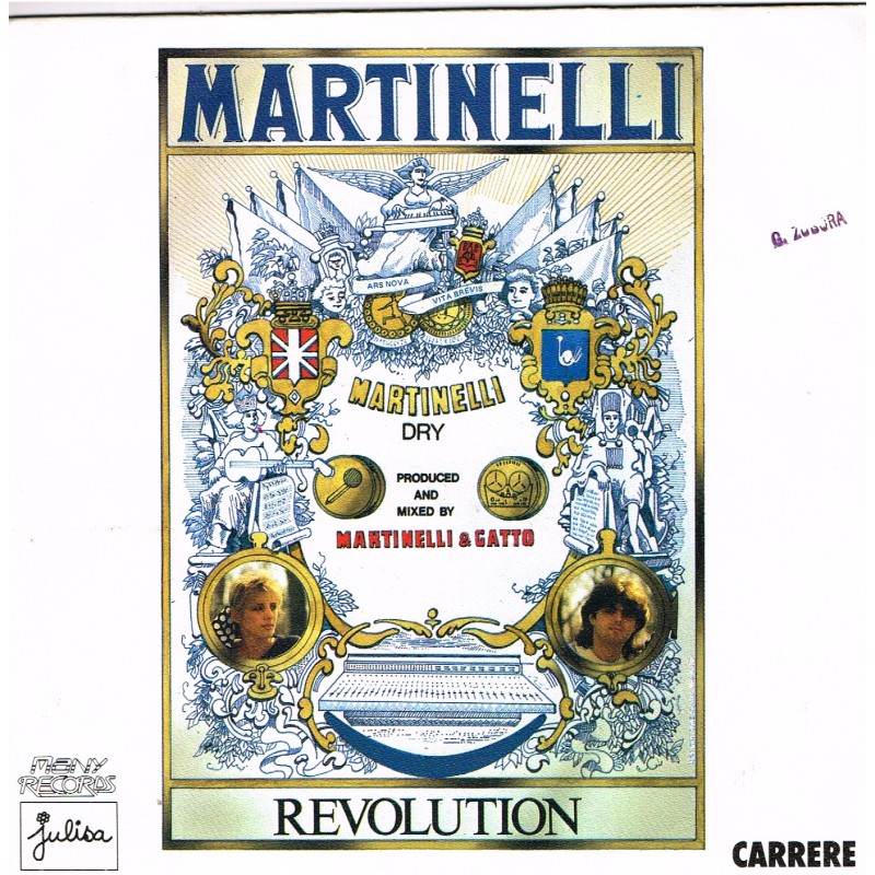 DISQUE PUBLICITAIRE MARTINELLI - RECTO