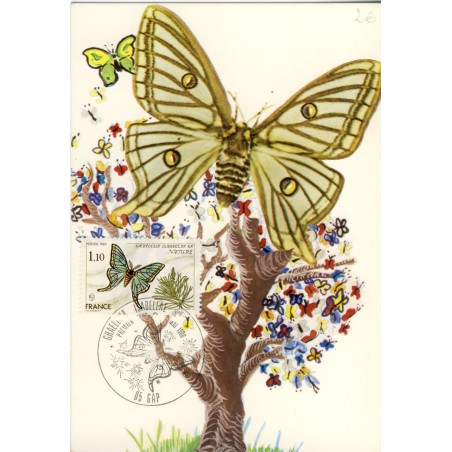 papillon-graellsia-isabellae-timbre-et-obliteration-1er-jour
