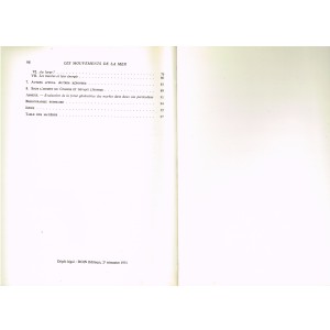 LIVRE LES MOUVEMENTS DE LA MER - SOMMAIRE 2