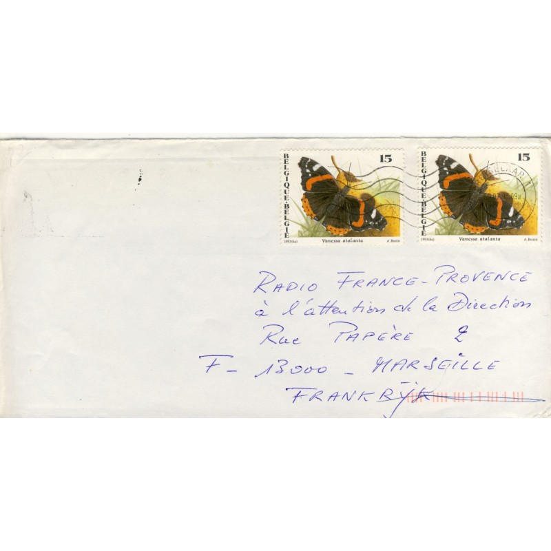 papillon-vanessa-atalanta-sur-lettre-de-belgique