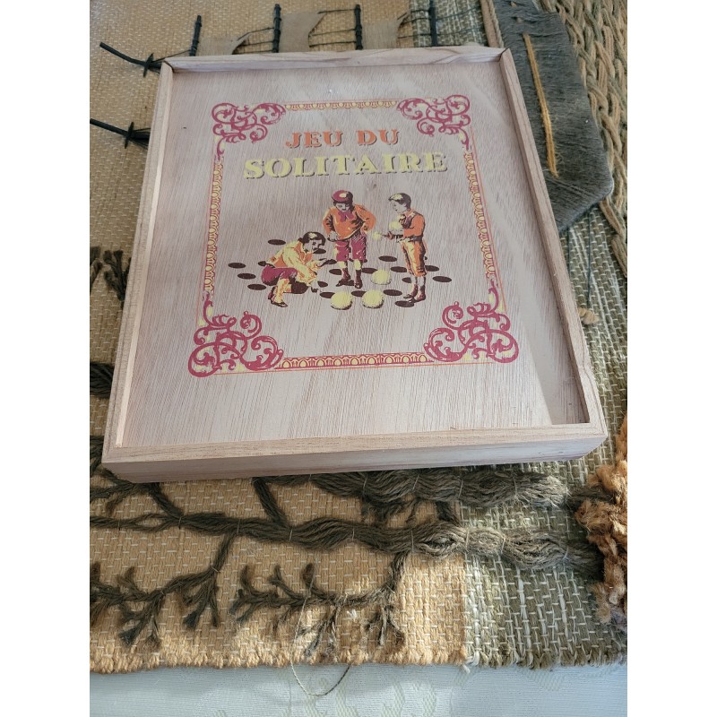 COFFRET JEU DU SOLITAIRE