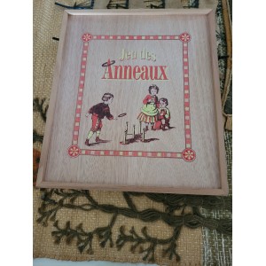 COFFRET EN BOIS JEU DU SOLITAIRE