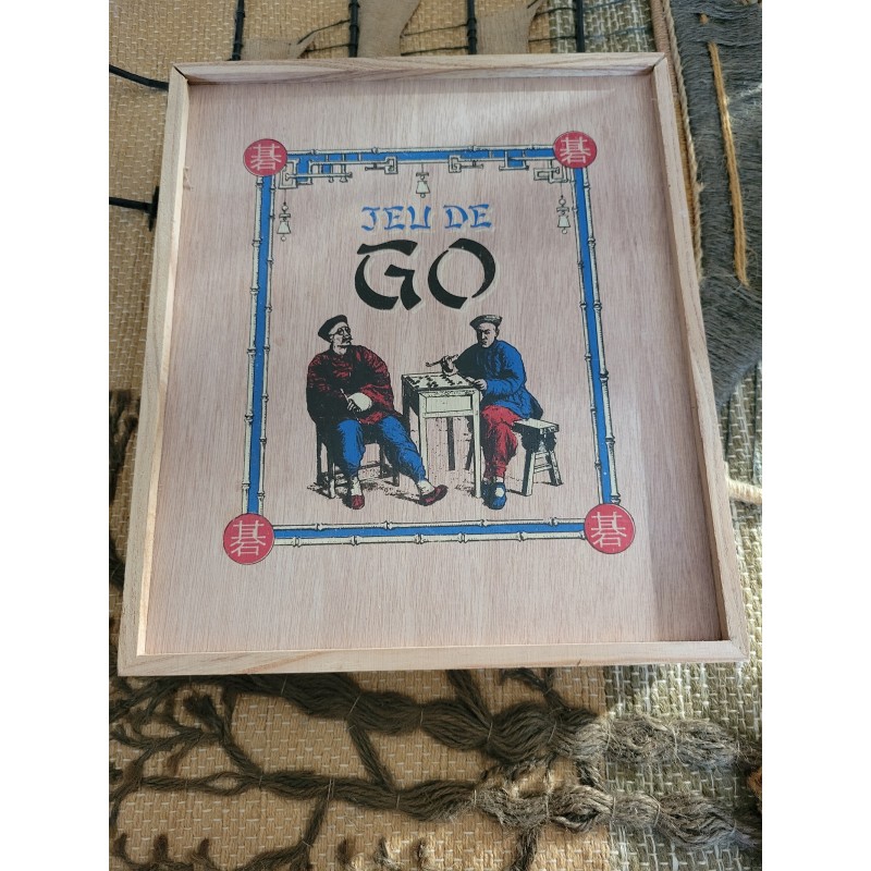 COFFRET EN BOIS JEU DE GO
