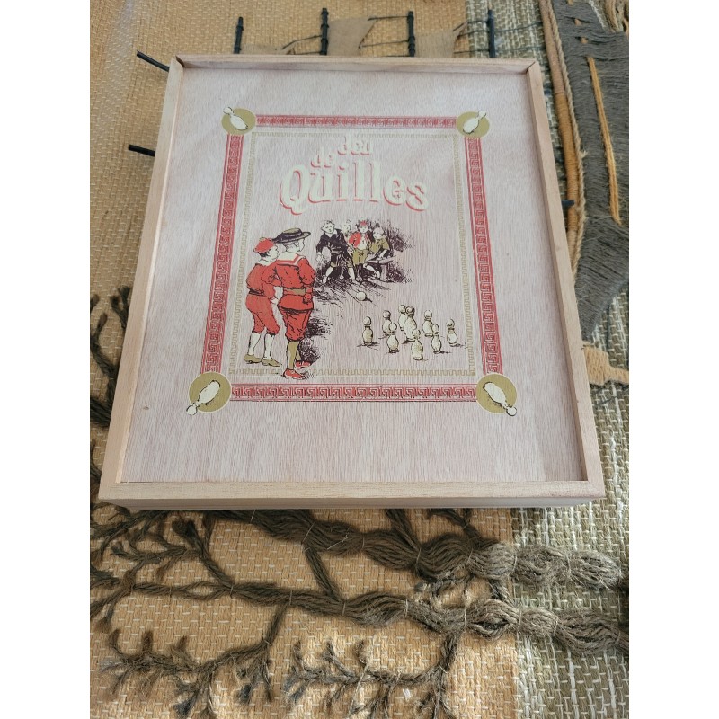 COFFRET JEU DE QUILLES EN BOIS
