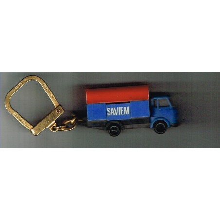 PORTE CLEFS BOURBON SAVIEM ROUGE ET BLEU
