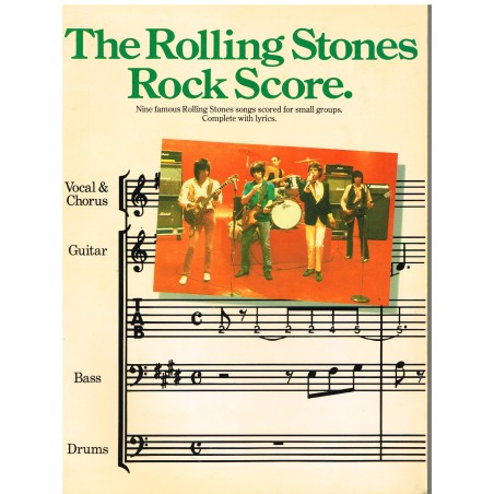 LIVRE 9 PARTITIONS THE ROLLING STONES