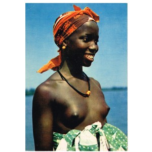 CARTE POSTALE JEUNE FILLE...