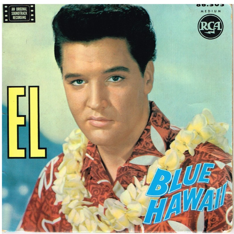 DISQUE E PRESLEY  BLUE HAWAII RECTO