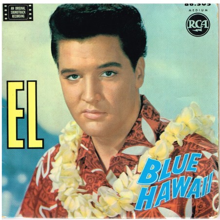 DISQUE E PRESLEY  BLUE HAWAII RECTO