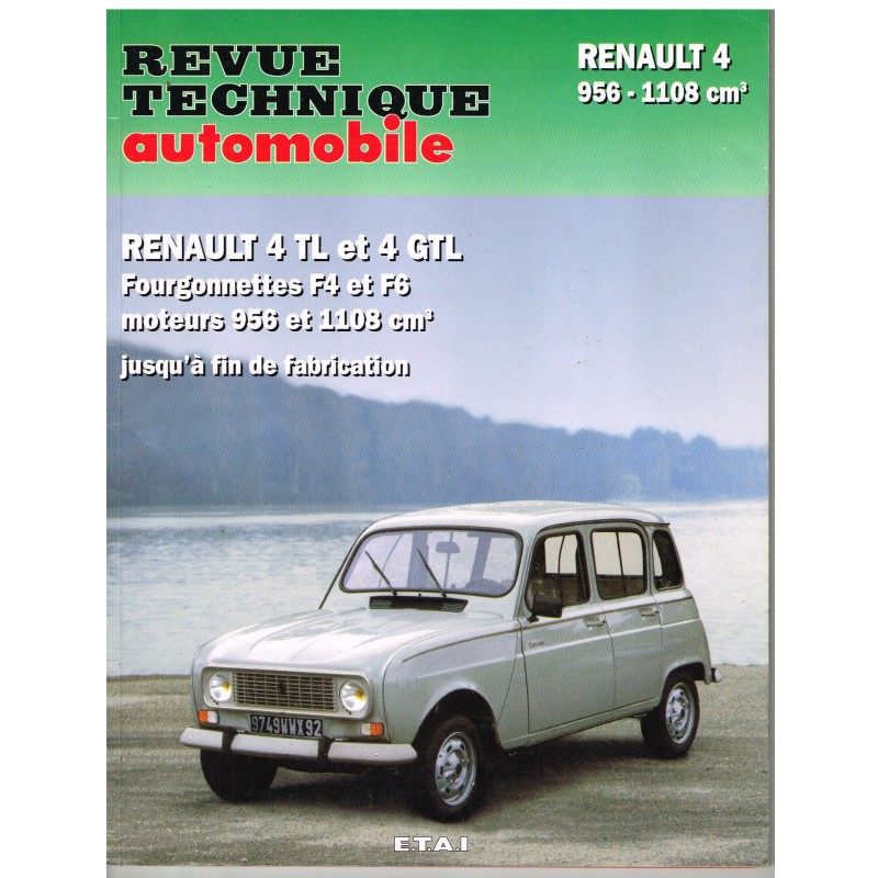 REVUE TECHNIQUE AUTO RENAULT 4