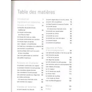 LA BONNE CUISINE CHINOISE.- SOMMAIRE