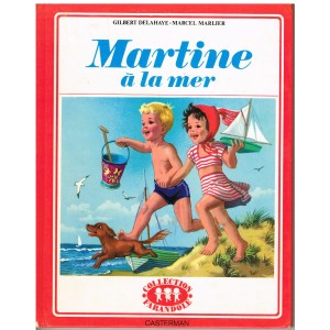 LIVRE MARTINE A LA MER - BORD ROUGE