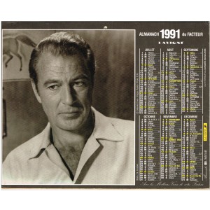 CALENDRIER  1991  G  COOPER VERSO