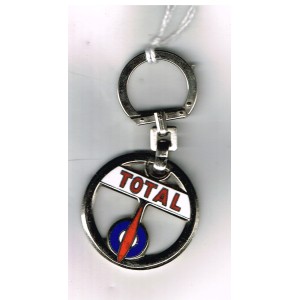 PORTE CLEF AUGIS TOTAL METAL EMAILLE.j