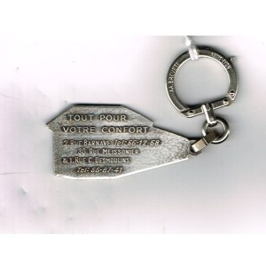PORTE CLEF AUGIS GENTIL HOME A VOTRE SERVICE - VERSO