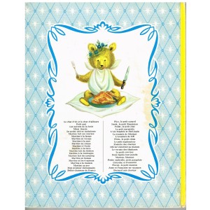 LIVRE  MARTINE EN AVION - DOS JAUNE - VERSO