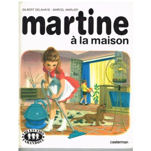 LIVRE : MARTINE A LA MAISON - DOS VERT - RECTO