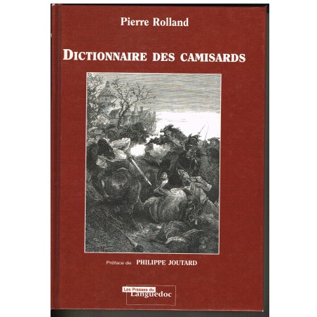 LIVRE - DICTIONNAIRE DES CAMISARDS - RECTO