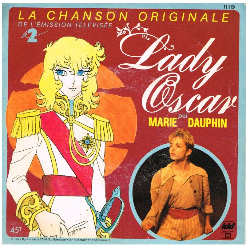 DISQUE 45 TOURS LADY  OSCAR 31- CHANSON ORIGINALE