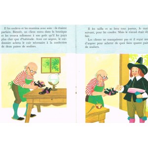 UN PETIT LIVRE D'ARGENT - LE PETIT CHAPERON ROUGE - PAGES INTERIEURES