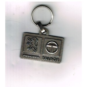 PORTE CLE  PEUGEOT - TALBOT METAL - RECTO