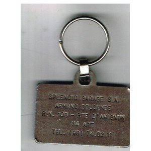 PORTE CLE  PEUGEOT - TALBOT METAL - VERSO