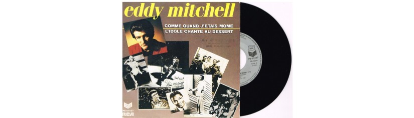 disques 45 tours eddy mitchell
