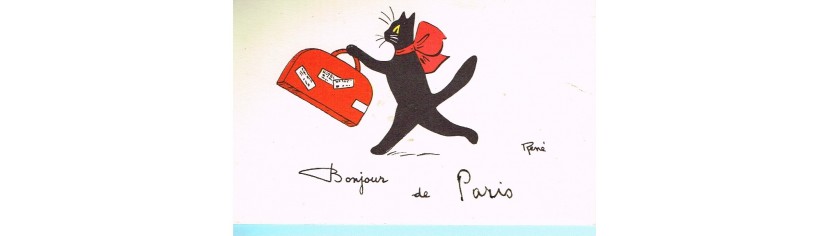cartes postales signées René
