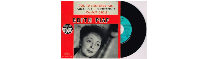 disques 45 tours Edith PIAF