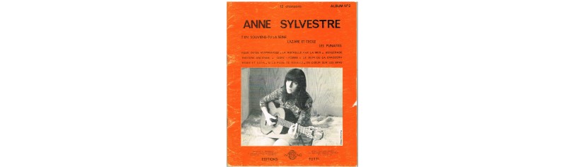 Partitions Anne SYLVESTRE
