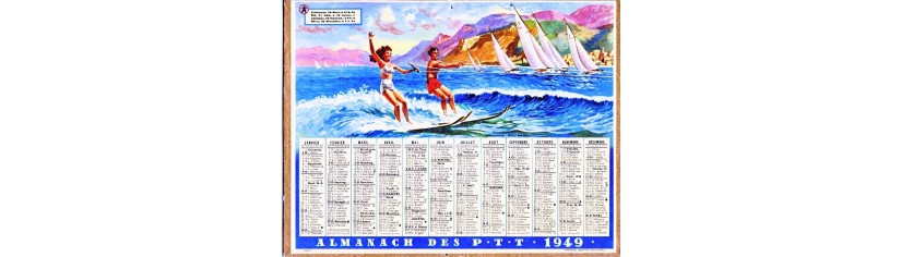 calendriers années 40