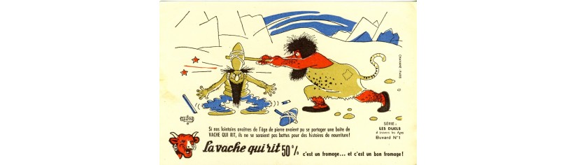BUVARDS LA VACHE QUI RIT - SERIE LES DUELS